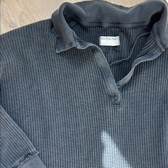 We the Free Waffle Travis Polo - Picture 2 of 3